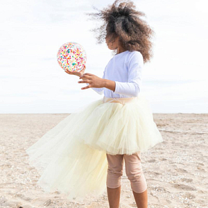 Юбка рок-н-ролл Ratatam "Vanilla", ванильная, 4-8 лет